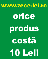 Zece-Lei.ro - Un magazin virtual in care aproape orice produs costa DOAR 10 Lei!
